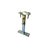 Zanca telescopica quadra sfilo cm 25-40 piastra 50x170 sp 5 pali 28-60  Chiusa cm 25 serie Leggera cod E017