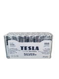 Batterie ministilo TESLA AAA 1,5V SILVER+ alcaline LR03 (24 pezzi) cod 8594183392356