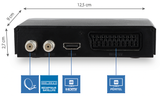 Ricevitore Sedea Rec SAT A-6700-HD cod 646700