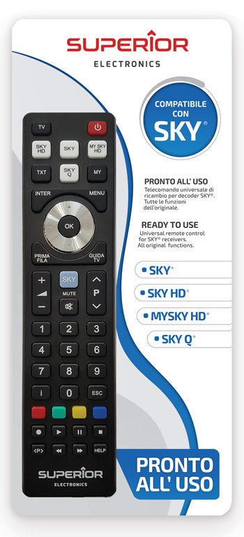 Universal remote control SKY SUPTRB027