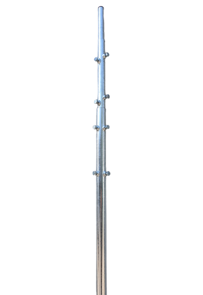 Palo Antenna 3,0 Metri - Serie Pesante, Con Bulloni M10, Per Esterni