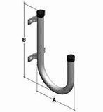 Curved Wall Parabola Support D.40 mm MVZ401